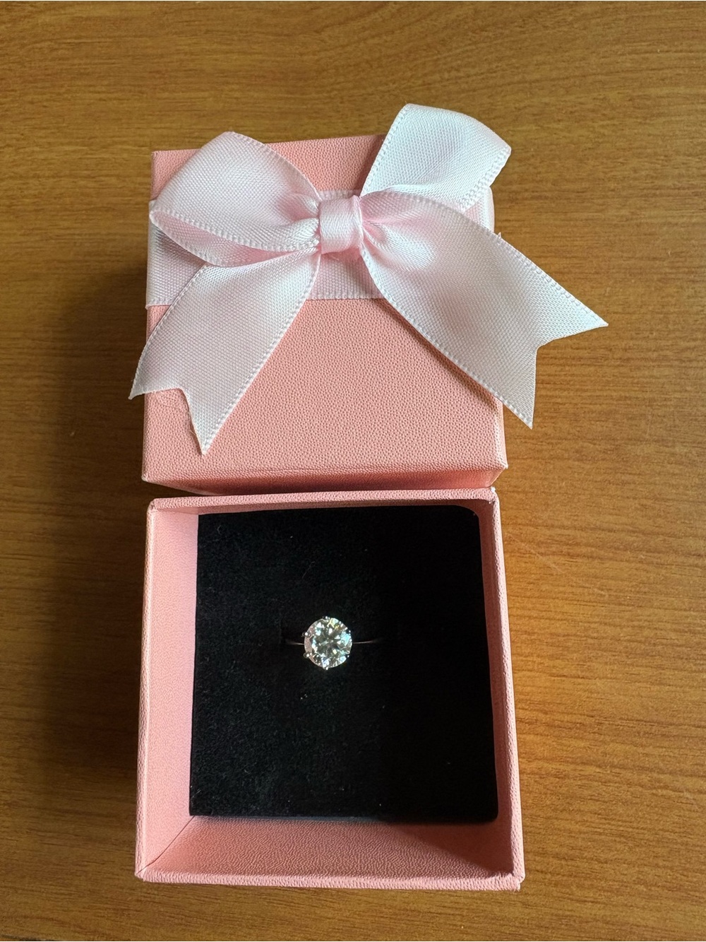 Moissanite ring